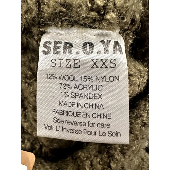 Ser.O.Ya – Sunni Boucle Pant - Fort Greene - Size XXS - Picture 4 of 12